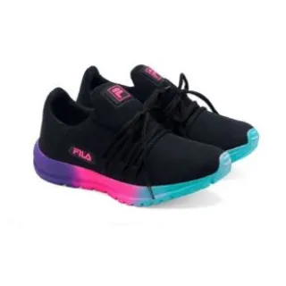 Promoção Imbatível: Tênis Feminino F1 Racer Esportivo - Envio Imediato - Preto/branco