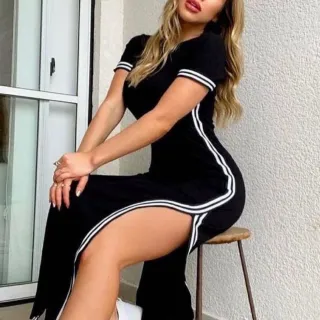 Tendência Tubinho Canelado: Vestido Longo DIVERSAS COR (36 ao 48)