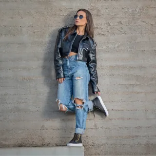 Gugi Calçados Botinha Fitness Tênis Preto Feminina Bota - 40