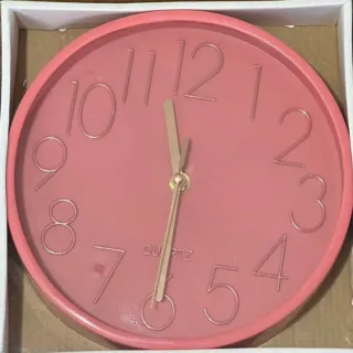 Decoração contemporânea: Relógio de Parede Silencioso para Quarto, Sala, Escritório e Cozinha - Branco 25cm