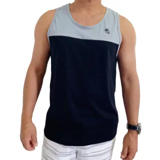 Promoção Regata Esporte Fitness Masculina Básica 2cor 100% algodão - Azul Royal