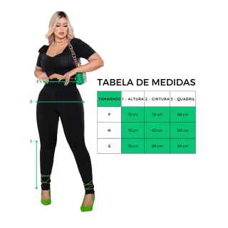 Hot Pants Cintura Alta Disco Cirre - Calça Feminina Levanta Bumbum - Vermelha