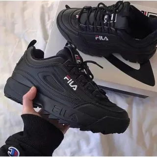 Promoção Tênis Fila Disruptor Casual Adulto Infantil - Homem Mulher - BRANCO FILA