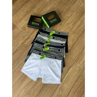 Kit Premium com 3 cuecas boxer em algodão - kit 3 lacoste relevo