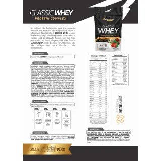 Proteína Whey Classic Bodyaction 900g - Isolada, Concentrada e Hidrolisada - Baunilha