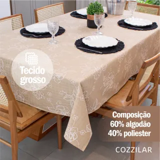Toalha Retangular Texturatta para Festa - 6 Lugares - 2,10 x 1,50 - Verde