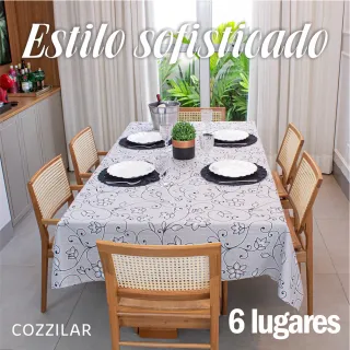 Toalha Retangular Texturatta para Festa - 6 Lugares - 2,10 x 1,50 - Verde