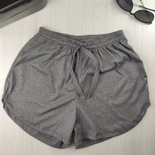 Cores Variadas Canelado Curto Soltinho para Malhar na Academia - Azul Marinho