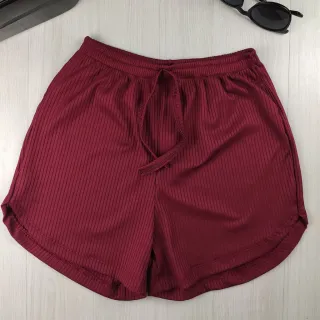 Cores Variadas Canelado Curto Soltinho para Malhar na Academia - Azul Marinho