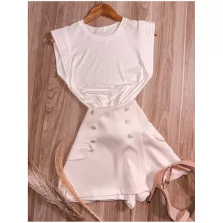 Promoção! Blusa Feminina Casual Trabalho Passeios | Mulher Moderna - Nude