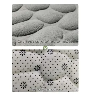 Macio Tapete de Banheiro Secagem Rápida 60x40cm - Marron