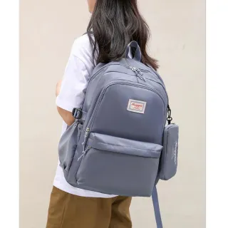 Moda Casual Universitária: Mochila Feminina Unissex para Viagem Escolar 666-4 - Roxo Escuro