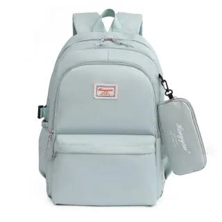 Moda Casual Universitária: Mochila Feminina Unissex para Viagem Escolar 666-4 - Roxo Escuro