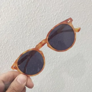 Óculos de Sol Feminino/Masculino Moldura Laranja Retro Ulzzang Candy Color - C2