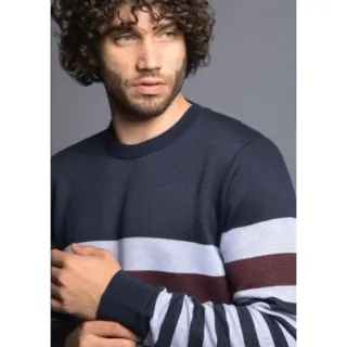 Lã Masculino Tricot Suéter Blusa - G