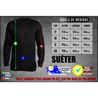 Lã Masculino Tricot Suéter Blusa - G