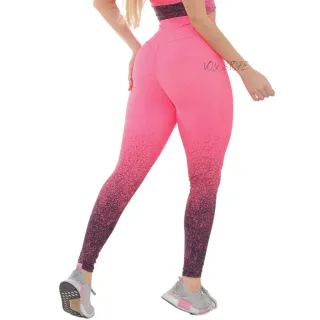 Legging Feminina Degrade para Academia, Ginástica e Caminhada - Azul
