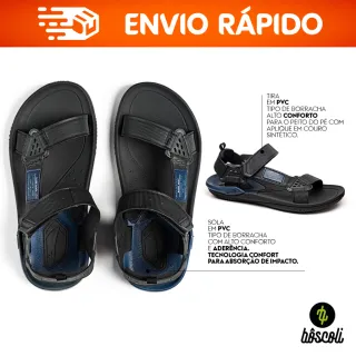Sandalia Trilha Motoqueiro Masculino Adulto - Discovery Surf Way - 0
