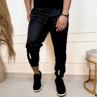 Agasalho Casual Treino Refletivo Dry Fit Skinny Jogger de Calça - Cinza