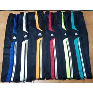 Calça Esportiva Casual Treino Bolsos Zíper - Preto