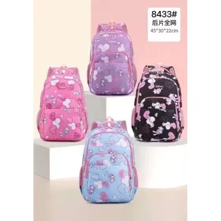 Bolsa Mochila Feminina Escolar Juvenil Adulto 6081 - 6081 azul claro