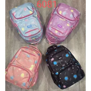 Bolsa Mochila Feminina Escolar Juvenil Adulto 6081 - 6081 azul claro