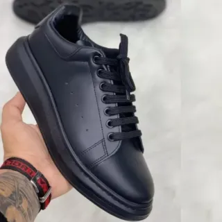 Sneaker Confort Flexível Dia a Dia - Tênis Casual Sola Alta 5 cm - PRETO/PRETO
