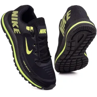 Tênis esportivo masculino para corrida e caminhada - Confortável e flexível do 34 ao 45 - Azul