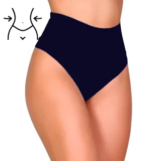 Kit de Calcinhas Modeladora com Cós Alto Duplo Fio Duplo - 4 Unidades - GG