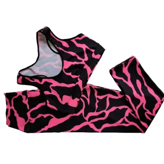 Calça Legging e Top Conjunto Fitness Feminino para Academia - COR 288