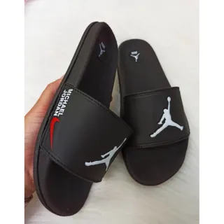 Slide unissex pronta entrega - Chinelo masculino e feminino - Coroa preto