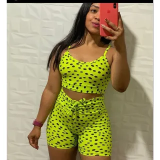 ALÇA RETA Conjunto Fitness - Empina bumbum - Vermelho