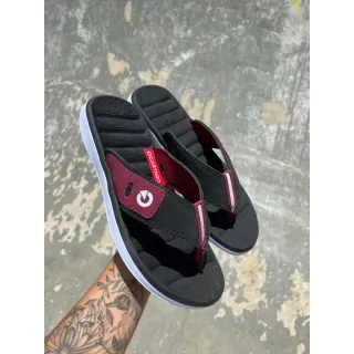 Promoção chinelo masculino confortável: opção ótima de presente - PRETO/PRETO