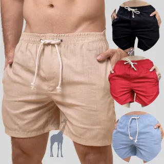 Bermuda Moda Praia Linho Masculino - Estilo Mauricinho