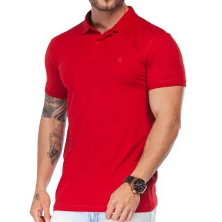 Promoção Camisa Polo Masculina Algodão Leve e Confortável - Preto