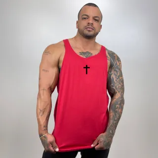 Cavada Regata Masculina em Algodão Bombey Varias Cores - Cruz - Azul Marinho