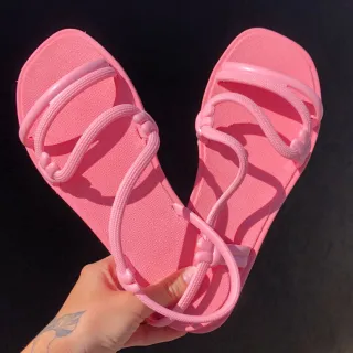 Slide Feminino Solar - Rasteirinha Confortável e Envio Rápido - Verde água
