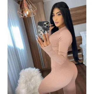 Zíper moda gringa: macacão longo - Caramelo