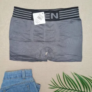 Boxer Adulto Lisa Microfibra Kit 12 Cuecas Masculinas - Estampa