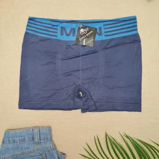 Boxer Adulto Lisa Microfibra Kit 12 Cuecas Masculinas - Estampa
