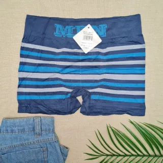 Boxer Adulto Lisa Microfibra Kit 12 Cuecas Masculinas - Estampa