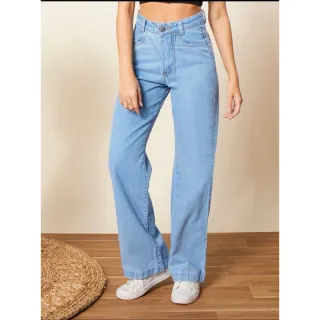 Promoção Calça Jeans Wide Leg Feminina 36-44