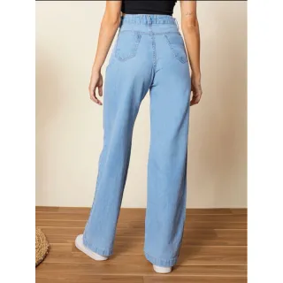 Promoção Calça Jeans Wide Leg Feminina 36-44 - Skinny Lisa