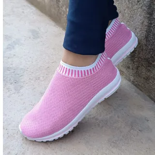 Atividades físicas feminino elástico slip on respirável - grafite/tiedye