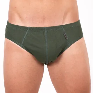 Cueca Algodão Slip Lisa Básica Adulto - Tradicional - Chumbo