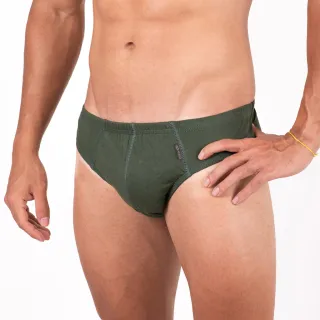 Cueca Algodão Slip Lisa Básica Adulto - Tradicional - Chumbo