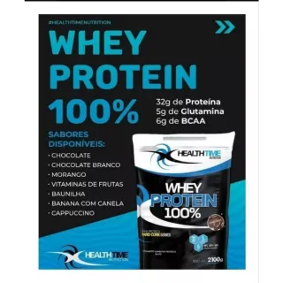Força e músculos: Whey Protein Concentrado 900g 100% Proteína Isolada - Chocolate