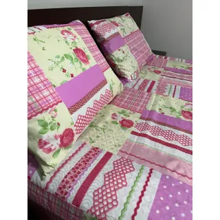 Cama Box Casal King Size Jogo Lençol 3 Peças Tecido 200 Fios - Floral Verde
