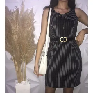 Vestido Social Tubinho Médio, Curto ou Longo - Brechó e Bazar - Código NA29 - Tamanho M