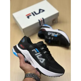 Tênis Refletivo Masculino F Heating para academia - Marinho/laranja